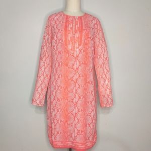 Michael Kors Snake Tunic Coral Dress